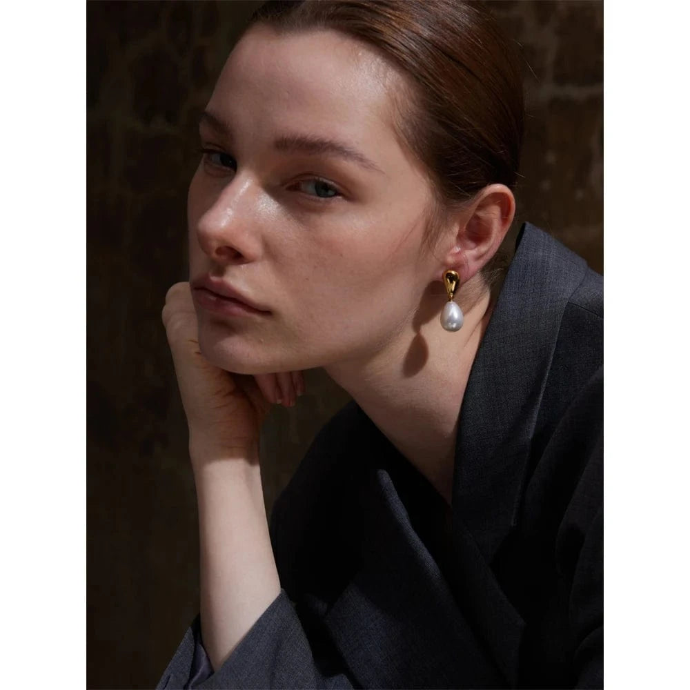 Pearlbud Earrings Lustre Drop Earrings