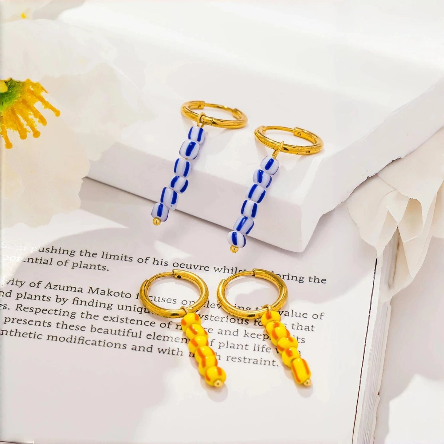Pearlbud Earrings Mediterranean Dream Hoops