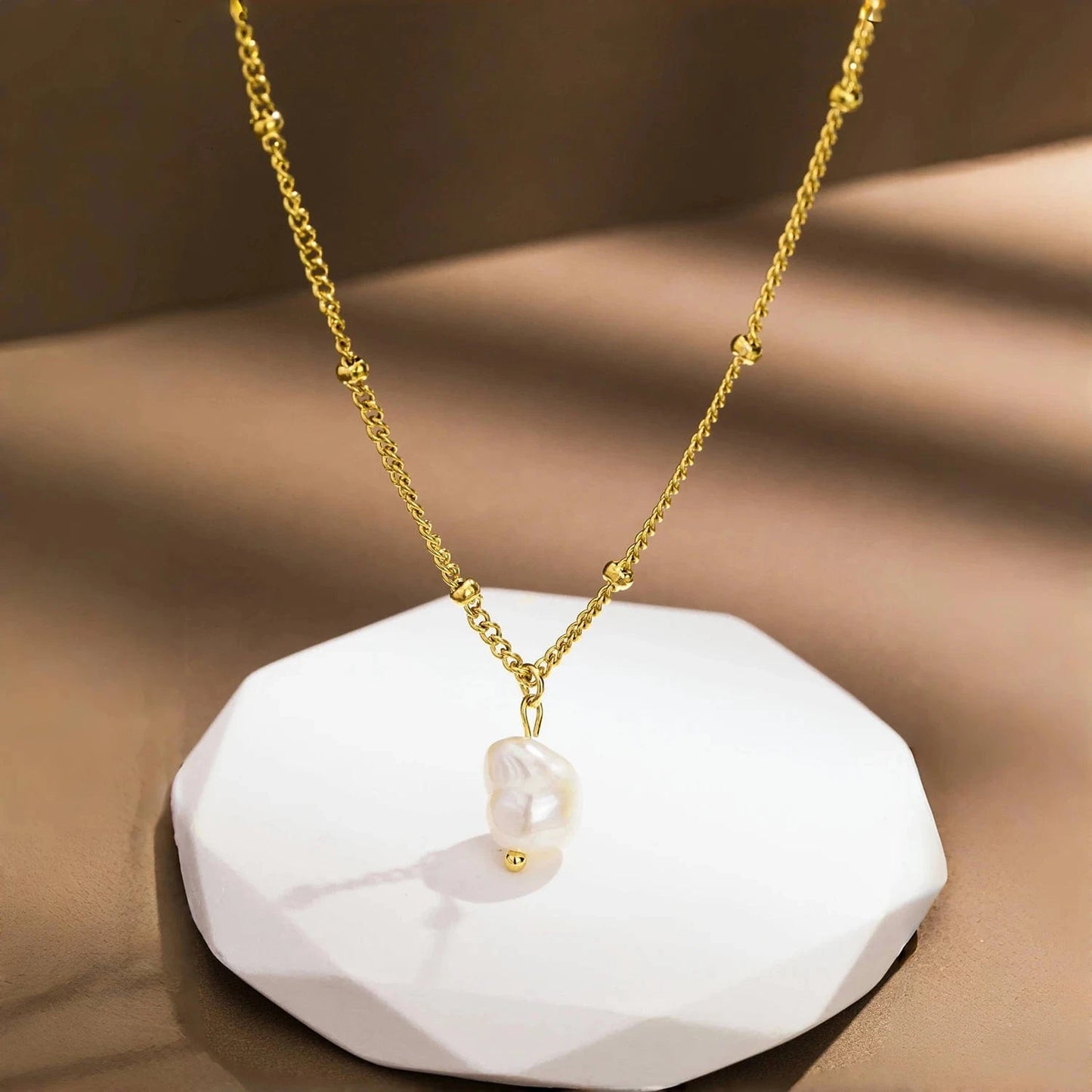 Pearlbud Necklace Baroque Pearl Necklace