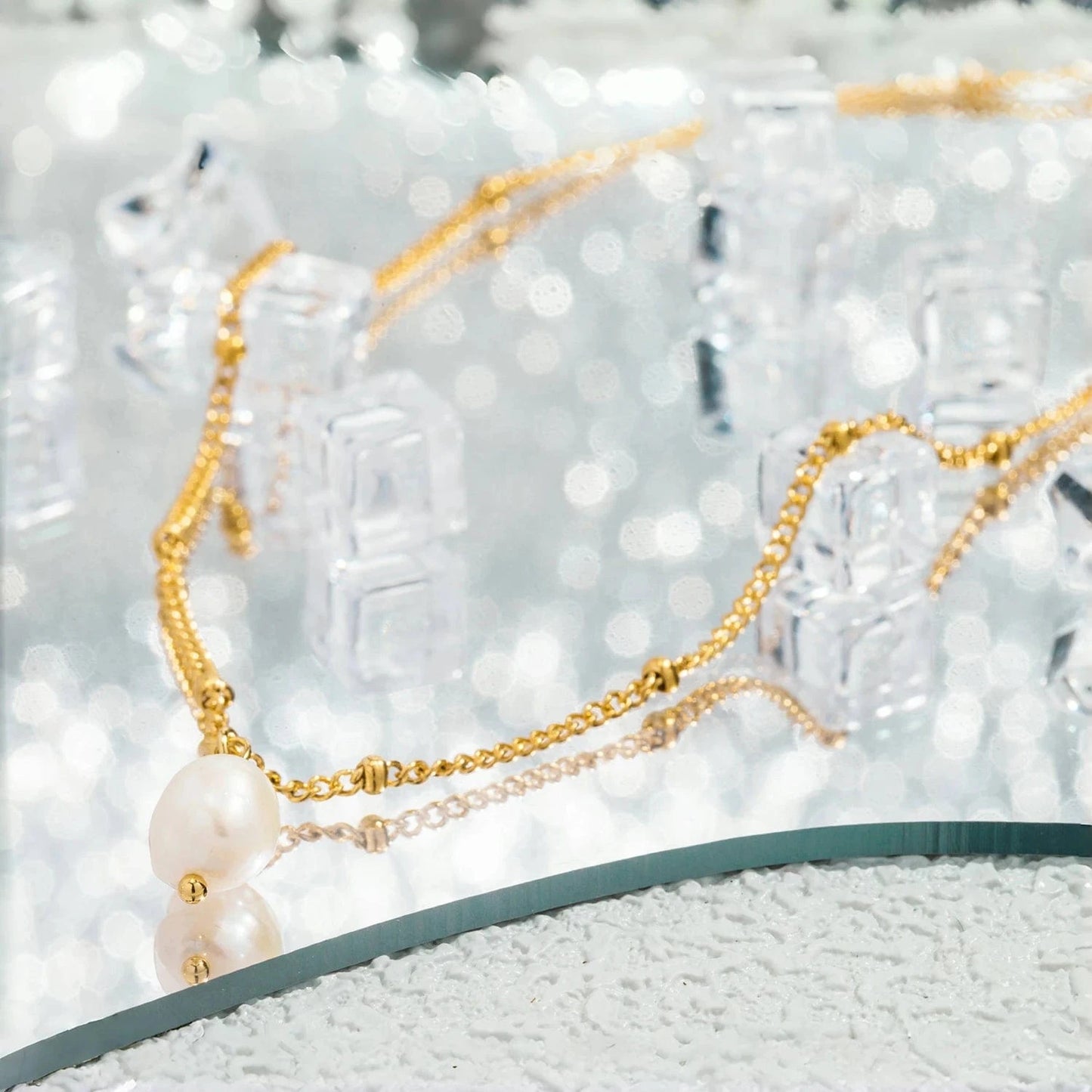 Pearlbud Necklace Baroque Pearl Necklace