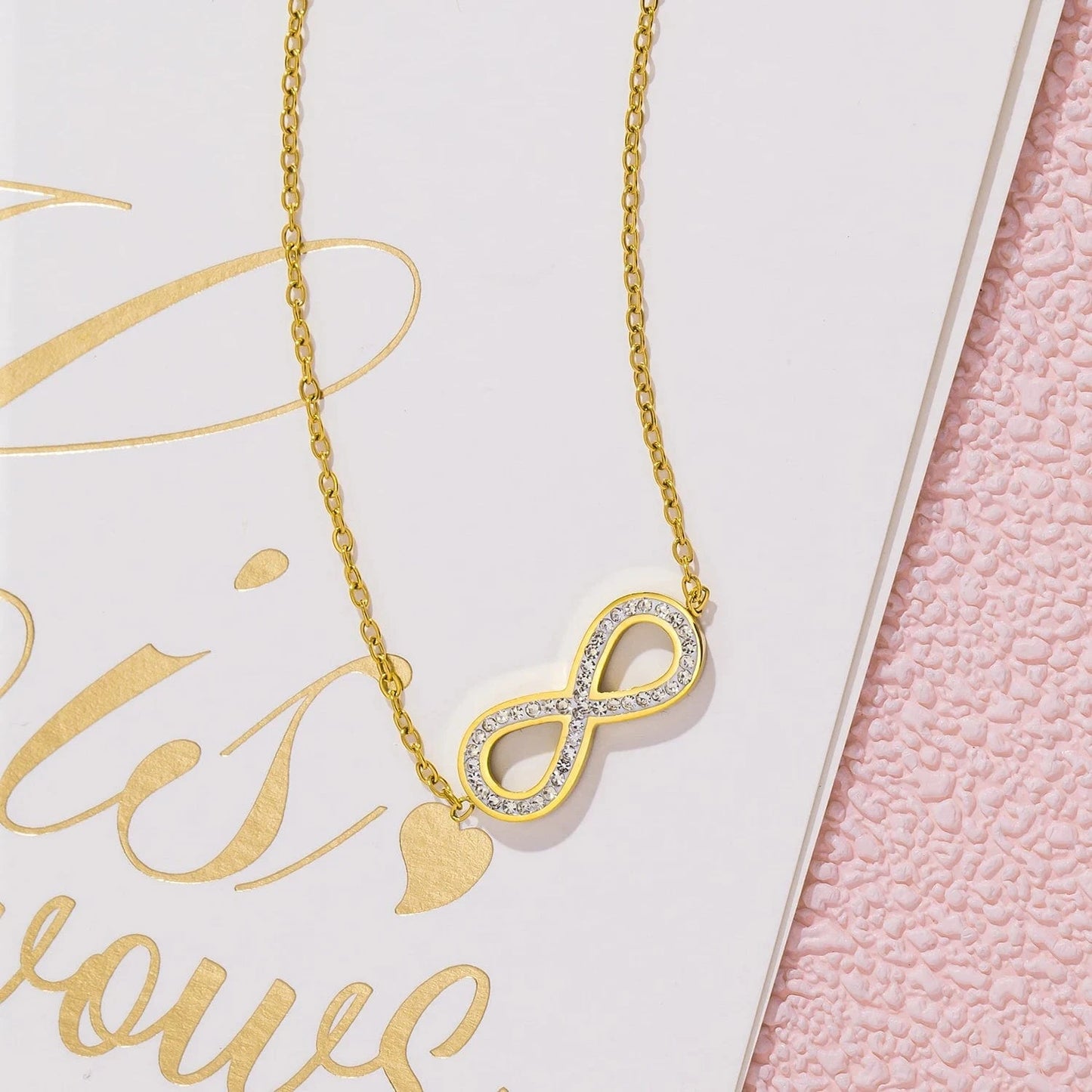 Pearlbud Necklace Infinite Sparkle Necklace