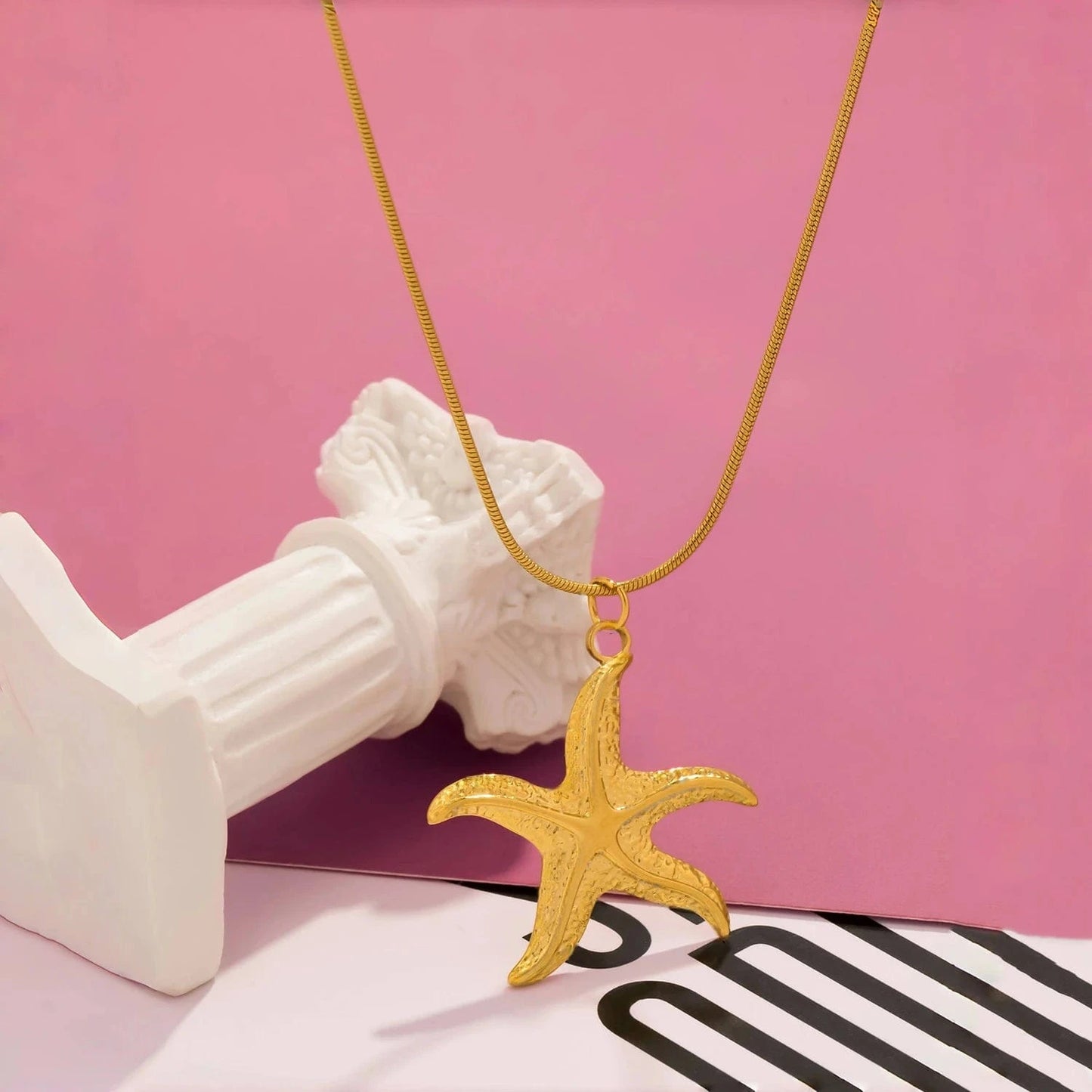 Pearlbud Necklace Maritime Star Necklace
