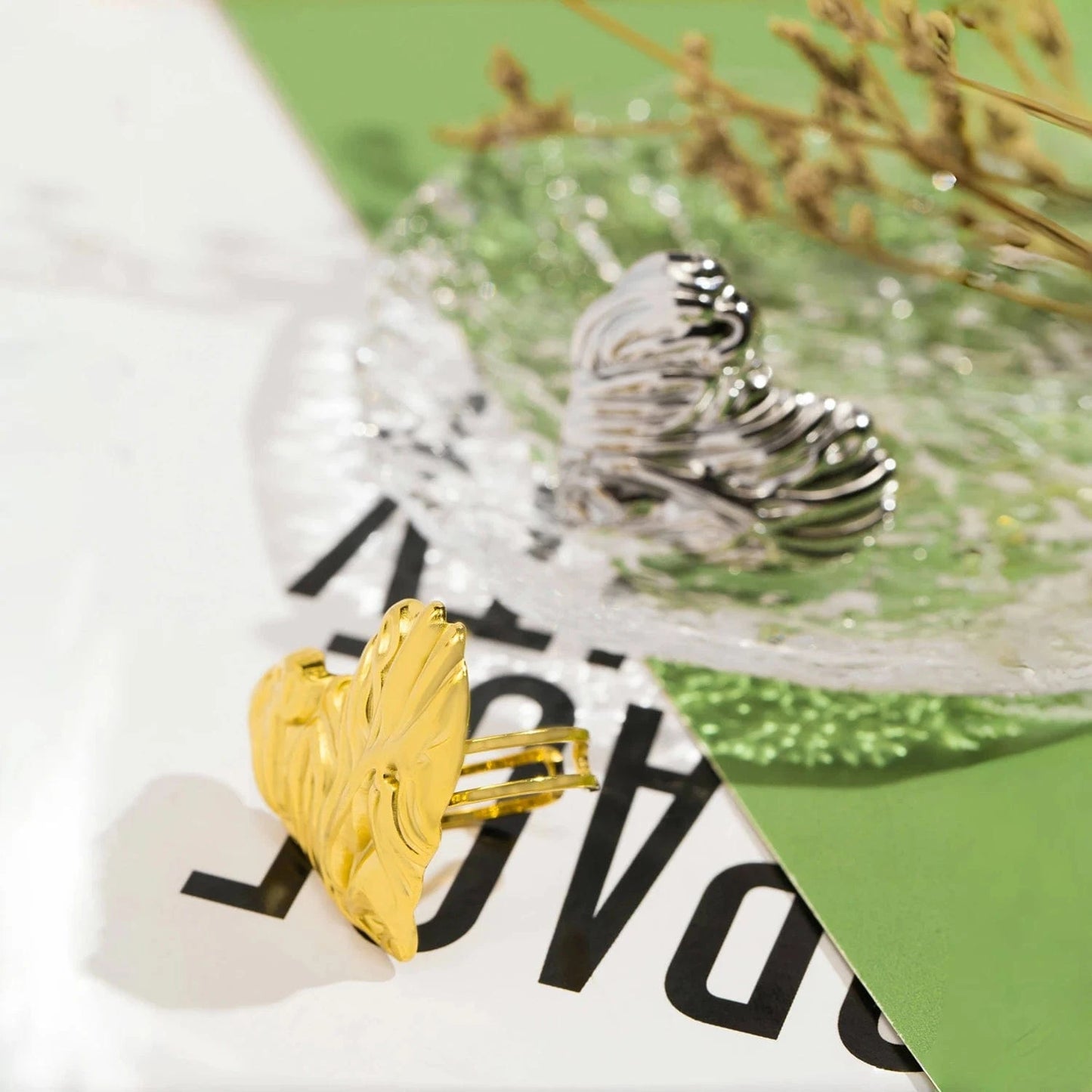 Pearlbud Rings Molten Heart Ring
