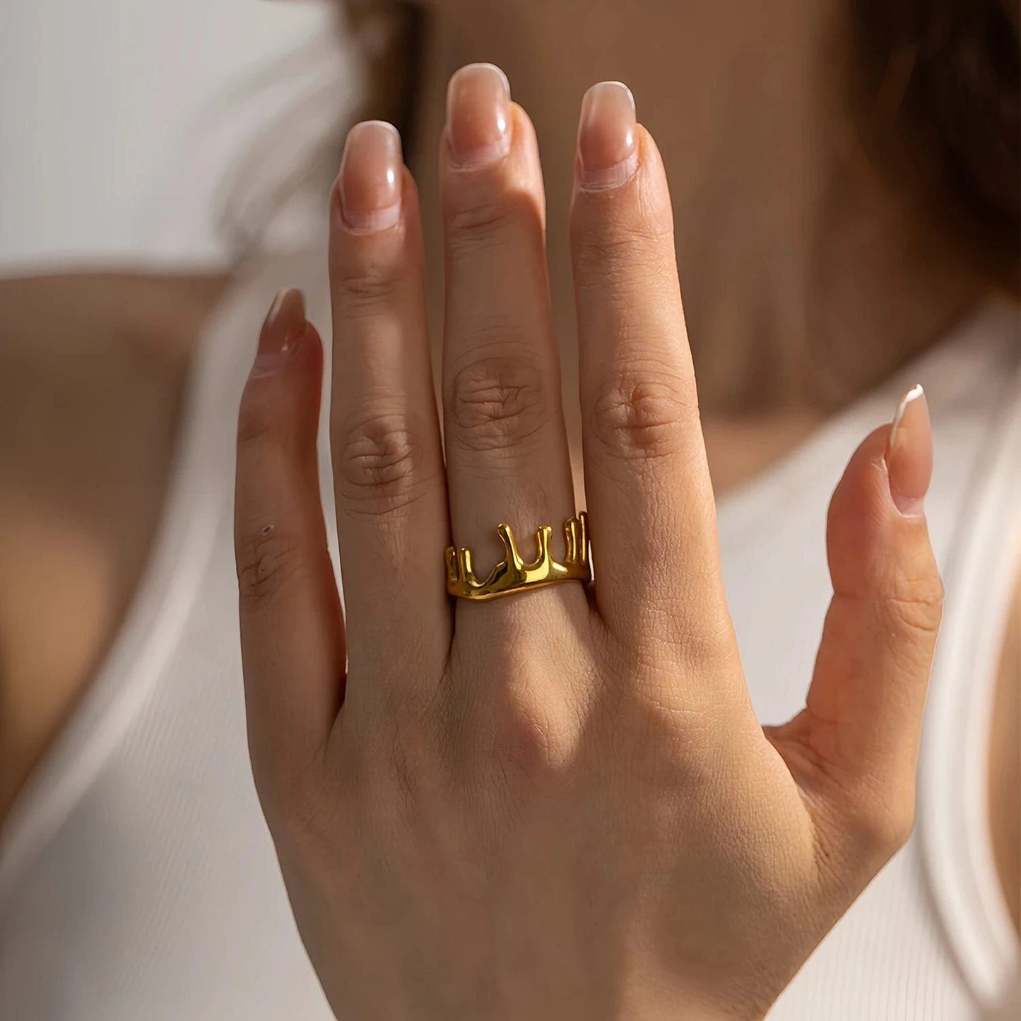 Pearlbud Rings Royal Crown Ring