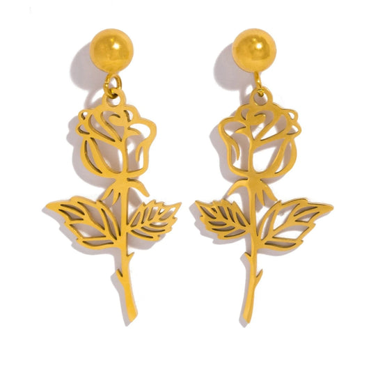 Pearlbud Earrings Gold Golden Bloom Drops