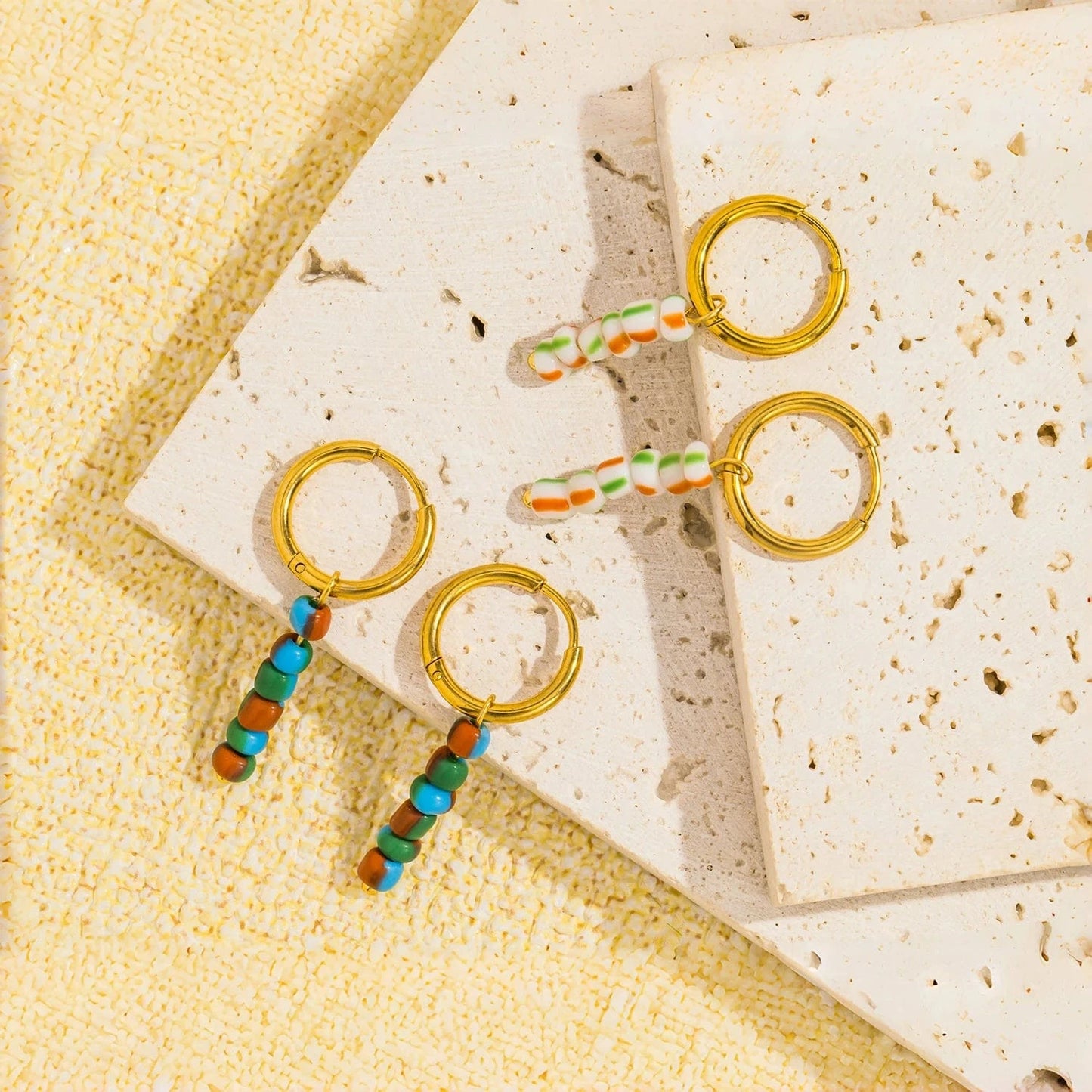 Pearlbud Earrings Mediterranean Dream Hoops