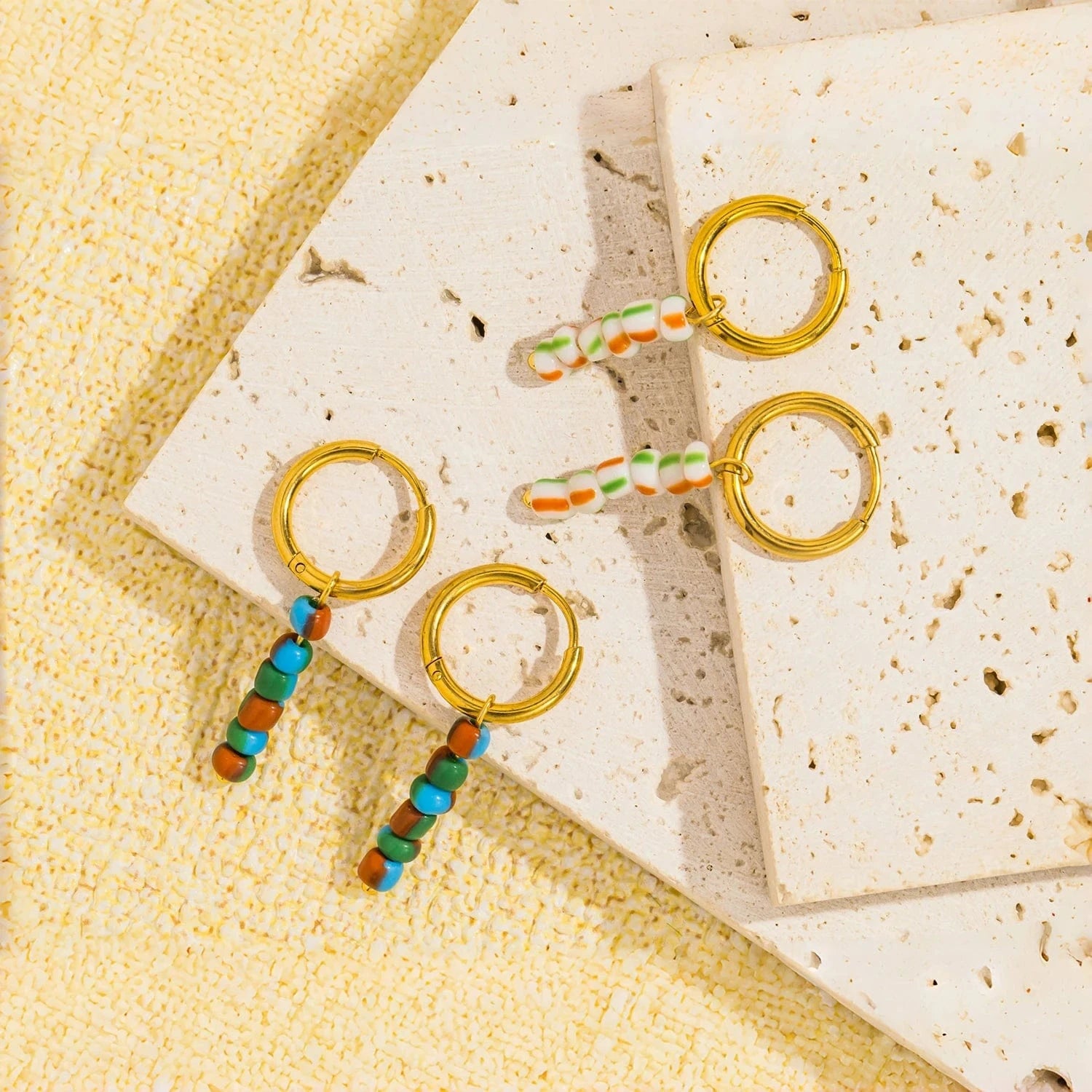 Pearlbud Earrings Mediterranean Dream Hoops