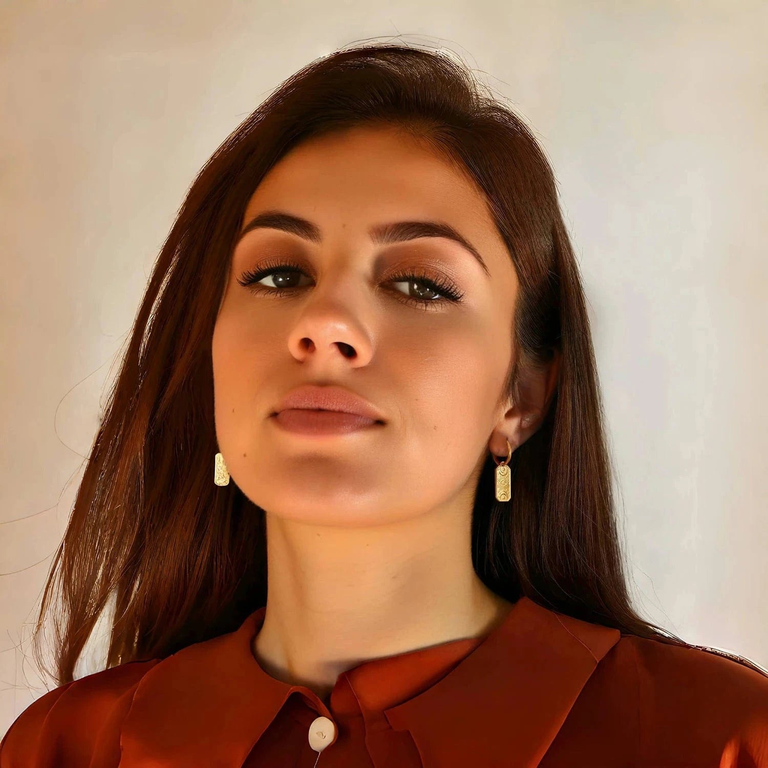 Pearlbud Earrings Mystical Medallion Hoops
