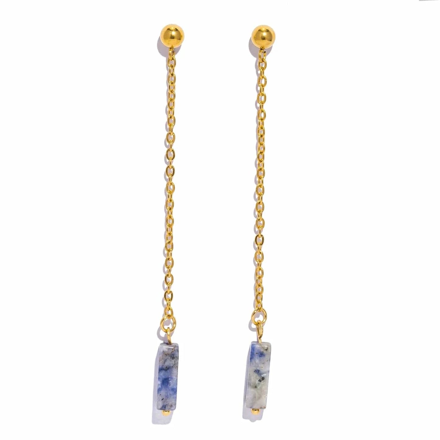 Pearlbud Earrings Sodalite Blue Sunset Whisper Earrings