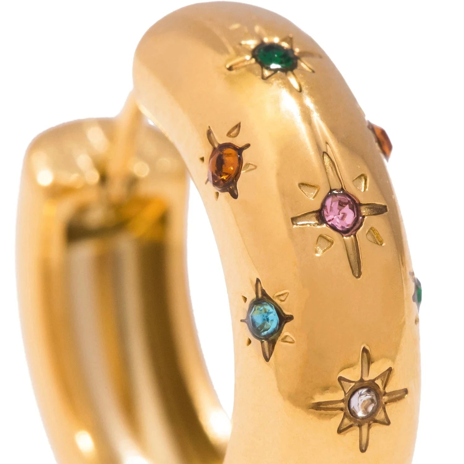 Pearlbud Earrings Stellar Glow Hoops