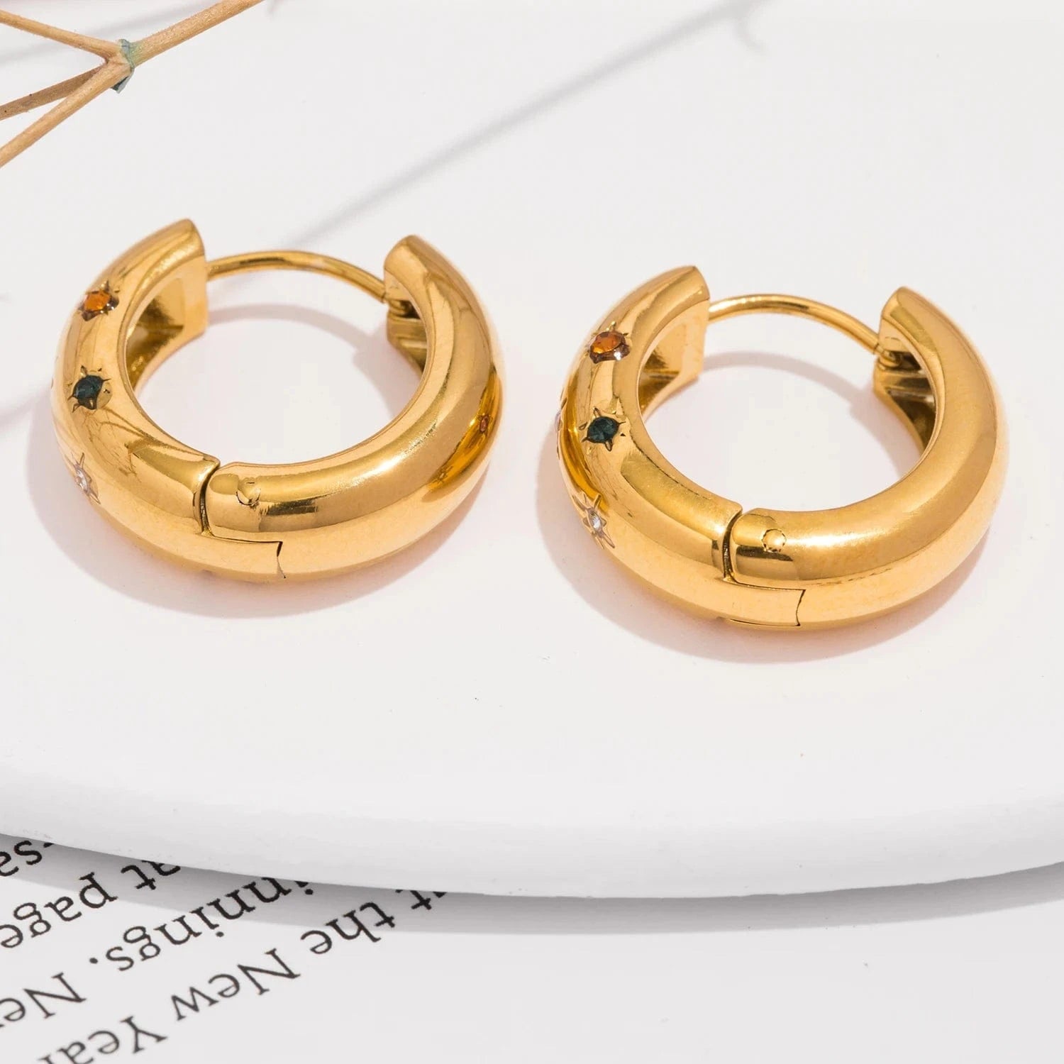 Pearlbud Earrings Stellar Glow Hoops