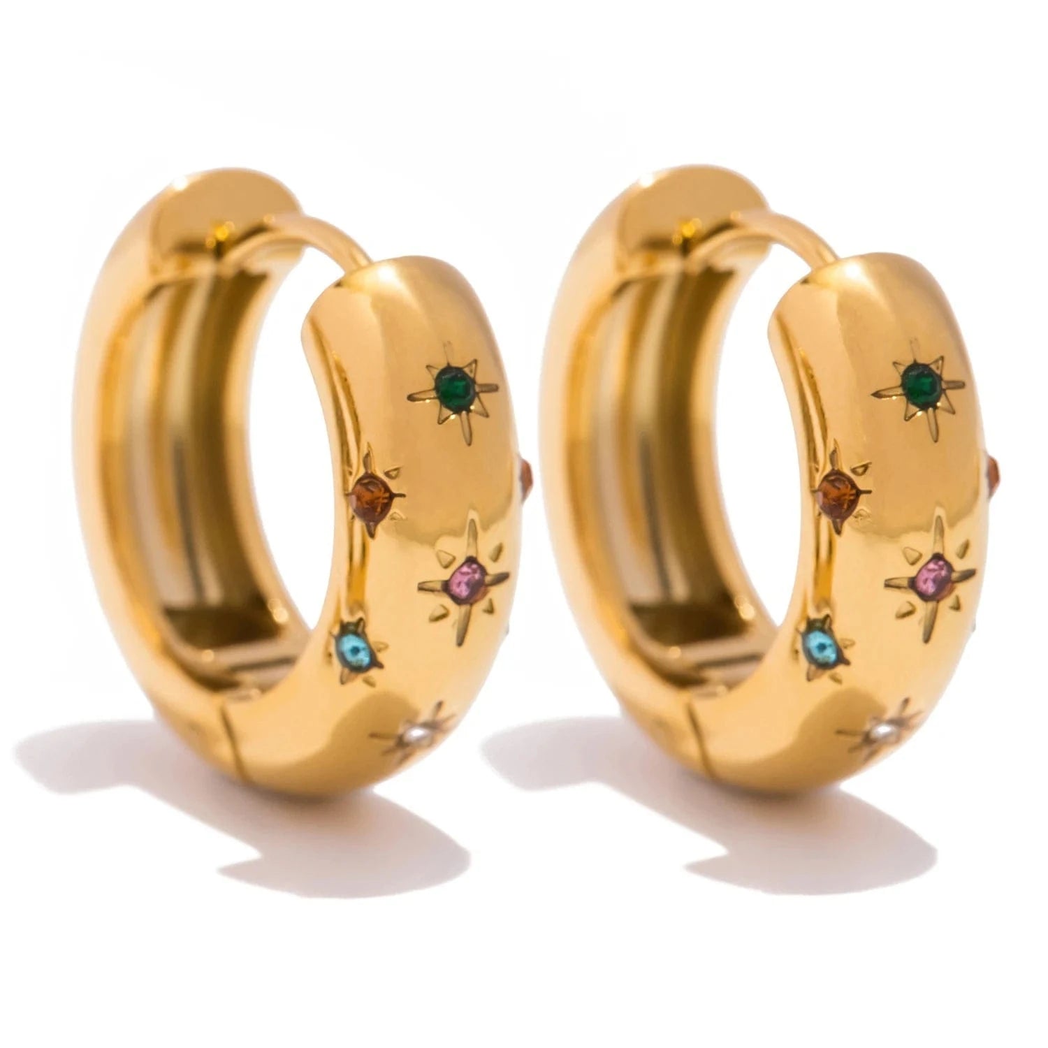 Pearlbud Earrings Stellar Glow Hoops