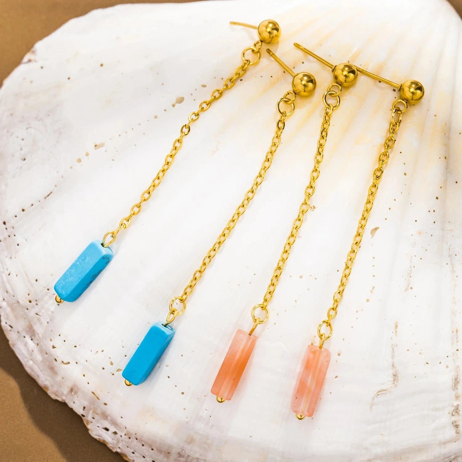 Pearlbud Earrings Sunset Whisper Earrings