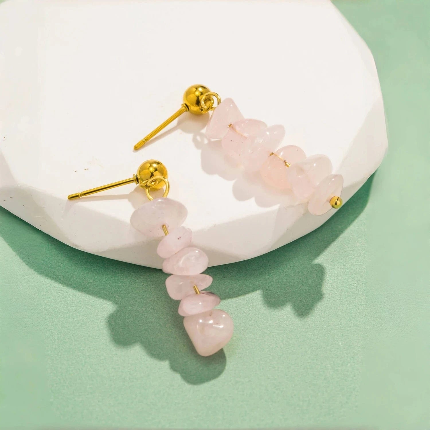Pearlbud Earrings The Aura Stack Drop Earrings