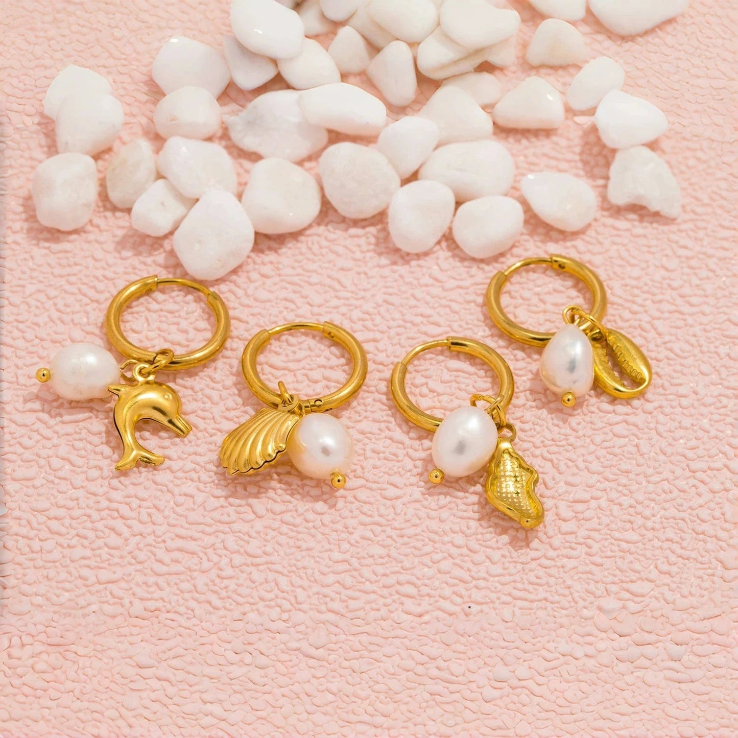 Pearlbud Earrings Tidal Treasures Hoops