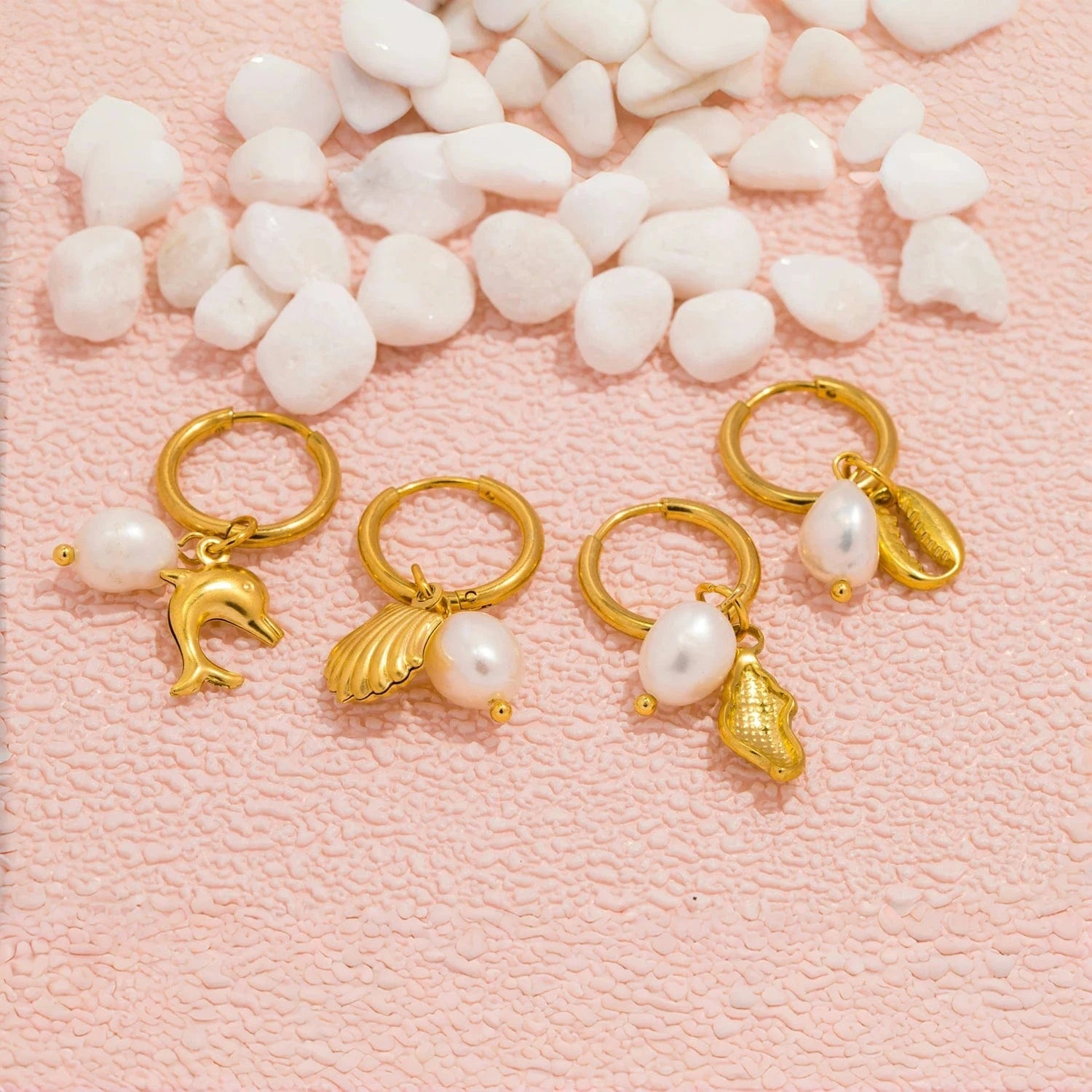 Pearlbud Earrings Tidal Treasures Hoops