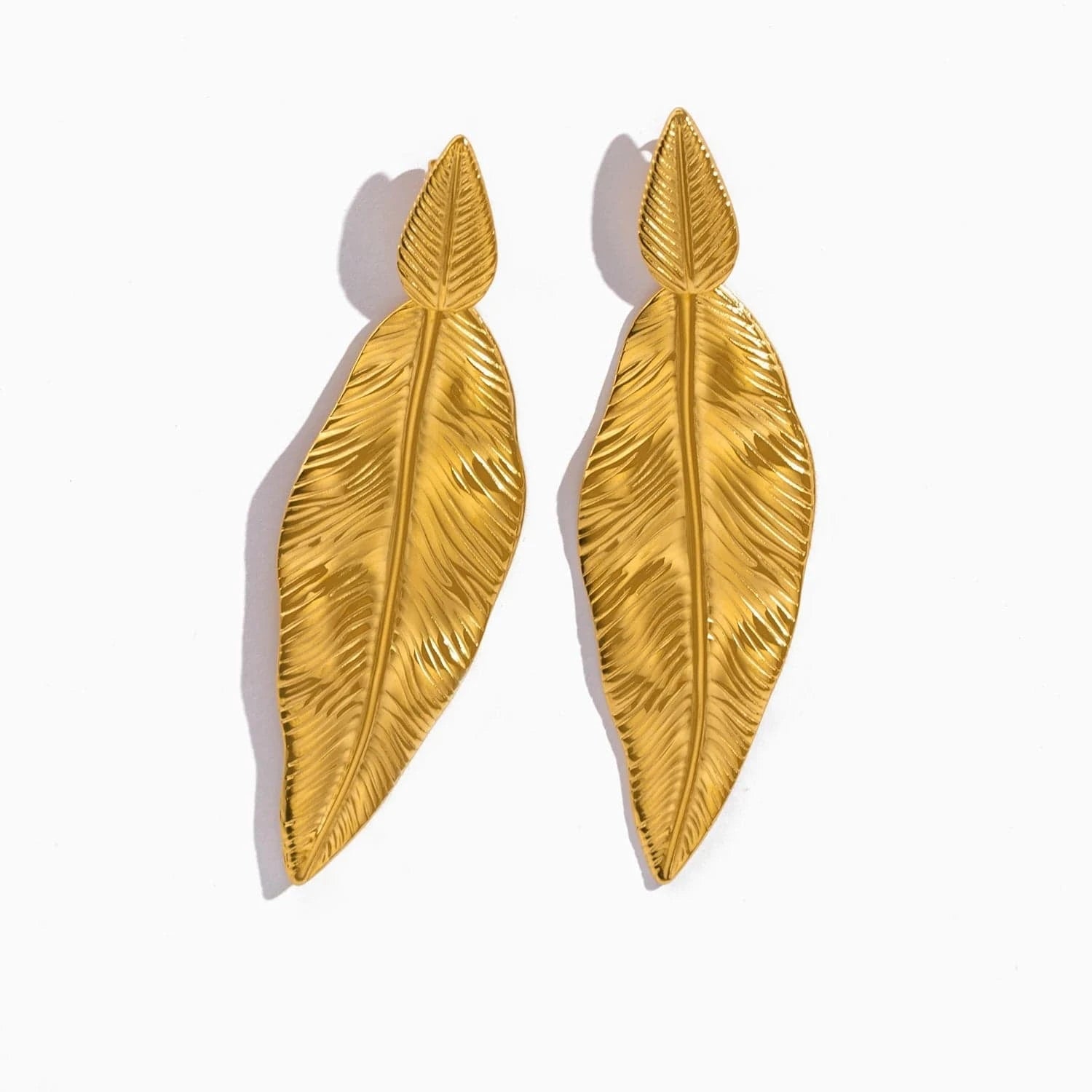 Pearlbud Earrings Warm Gold Palm Drift Drops