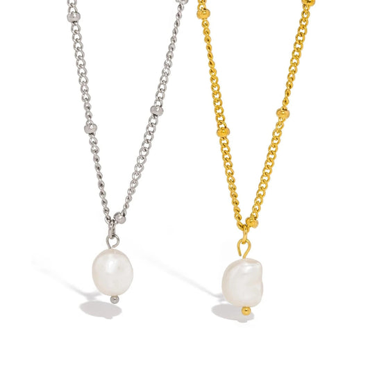 Pearlbud Necklace Baroque Pearl Necklace