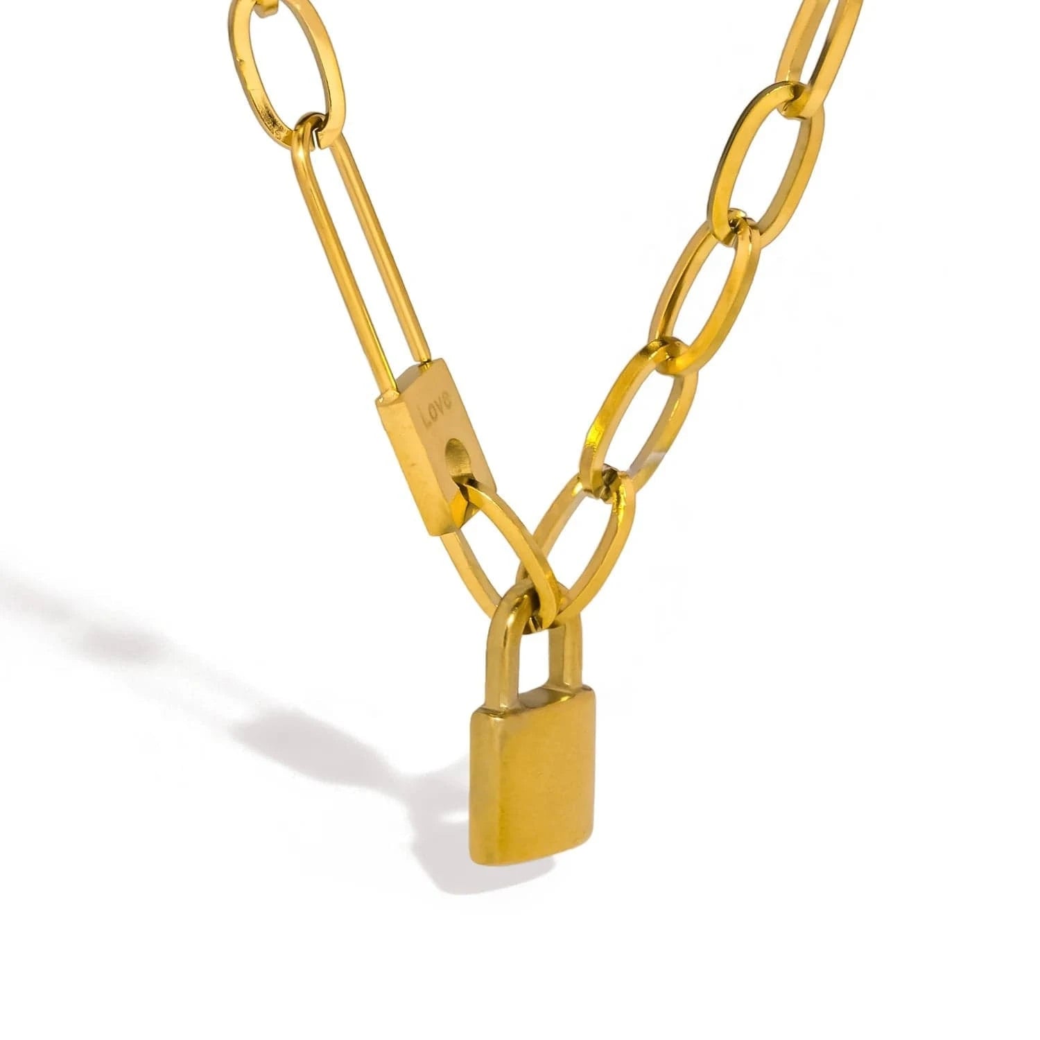 Pearlbud Necklace Gold Love Lock Legacy Necklace
