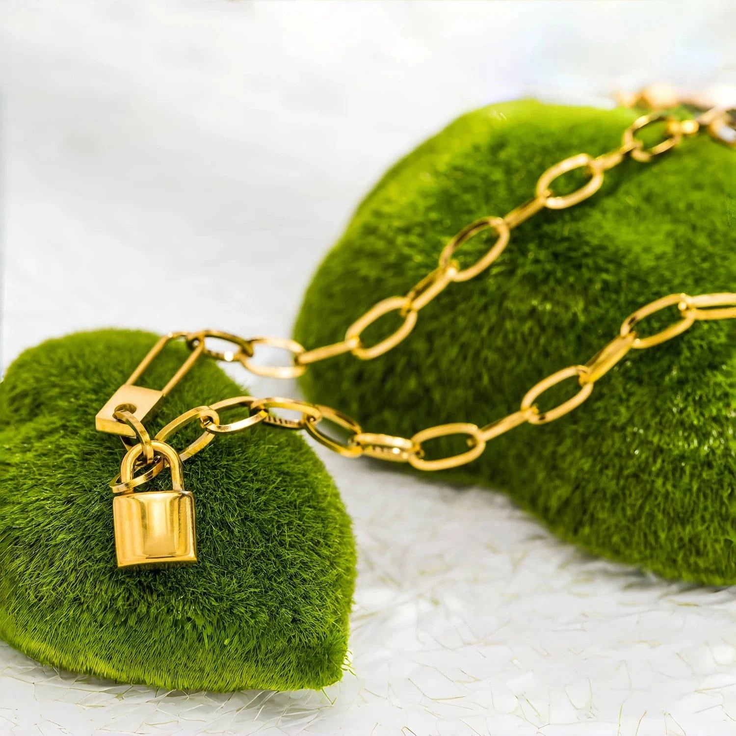 Pearlbud Necklace Gold Love Lock Legacy Necklace