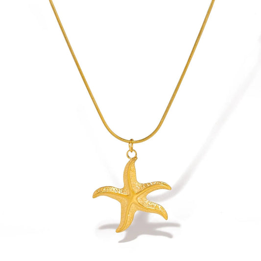 Pearlbud Necklace Gold Maritime Star Necklace