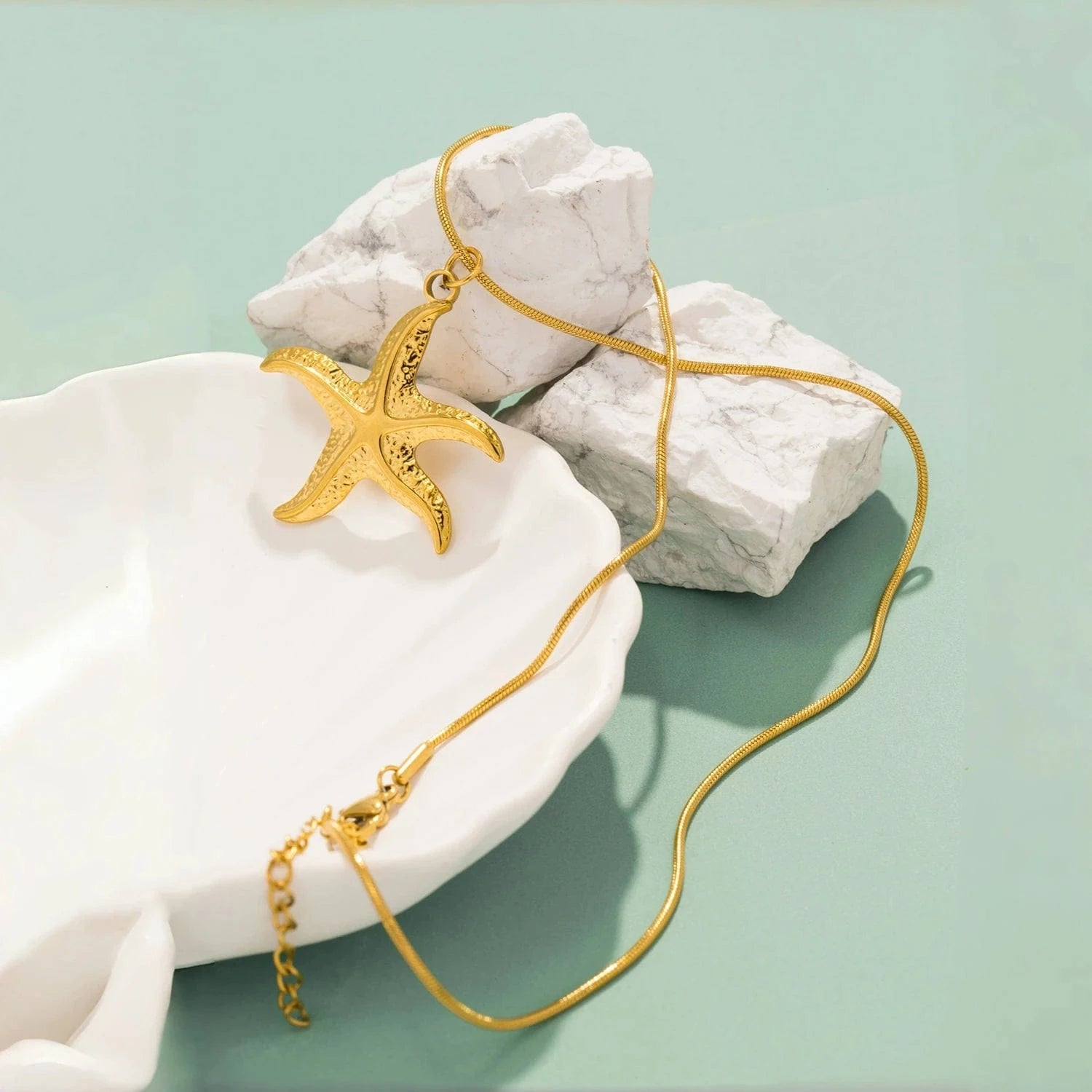 Pearlbud Necklace Maritime Star Necklace