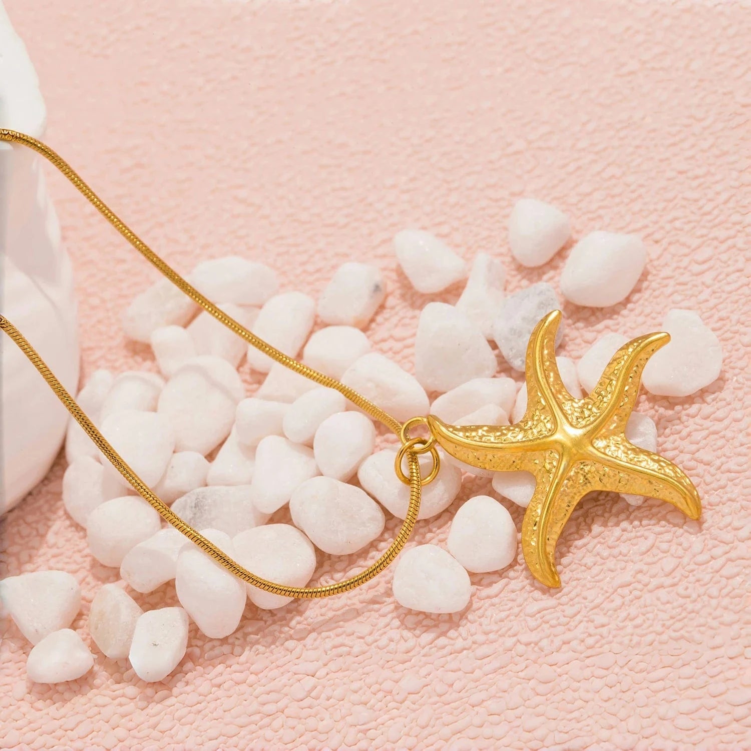 Pearlbud Necklace Maritime Star Necklace