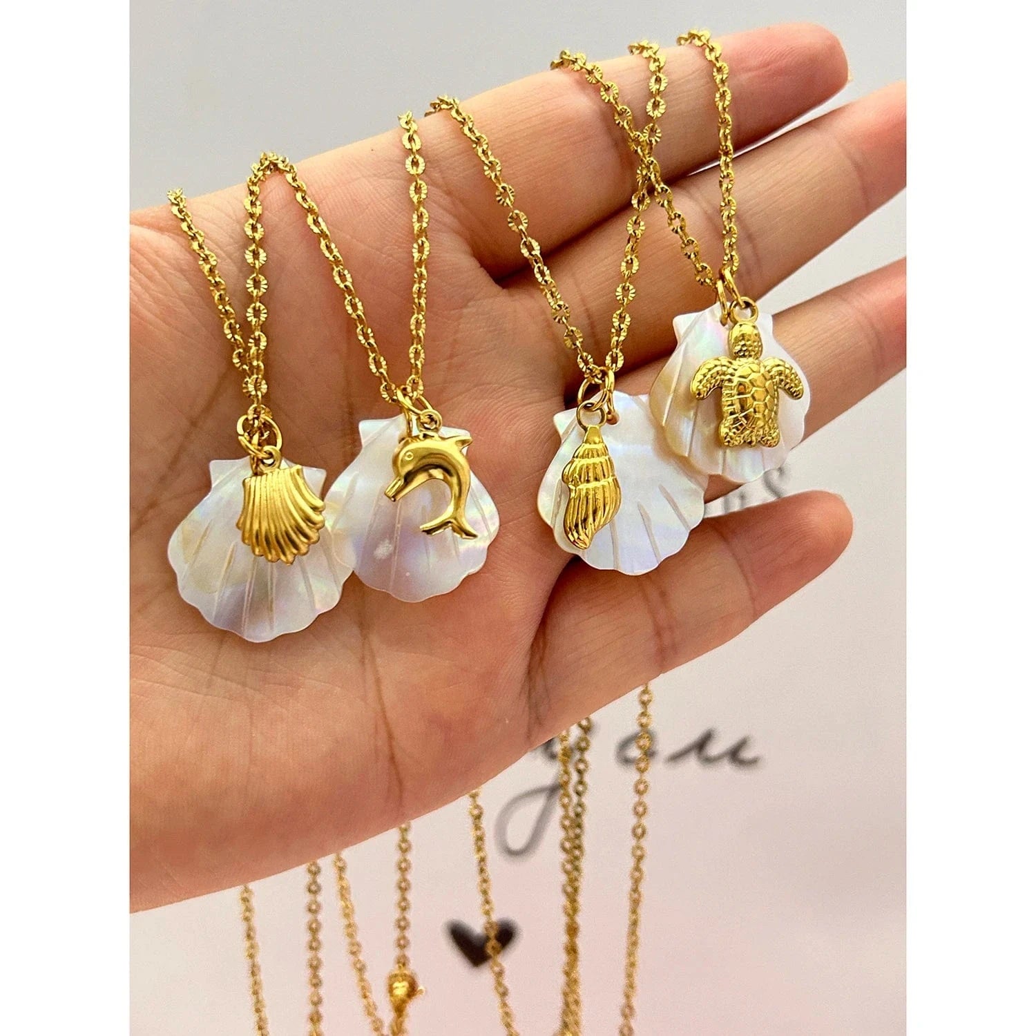 Pearlbud Necklace Ocean Treasures Necklace