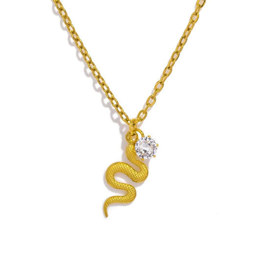 Pearlbud Necklace Serpent Spark Necklace