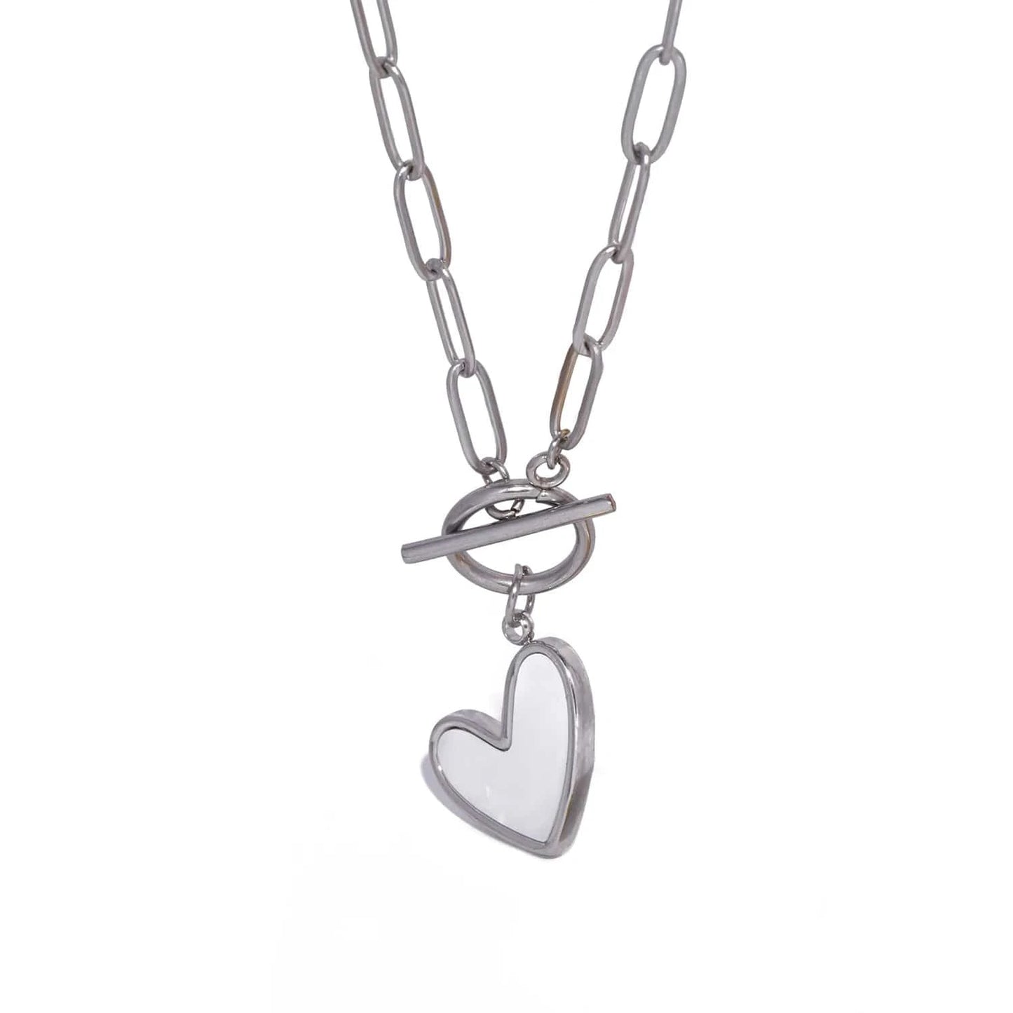 Pearlbud Necklace Silver Lovelink Toggle Necklace