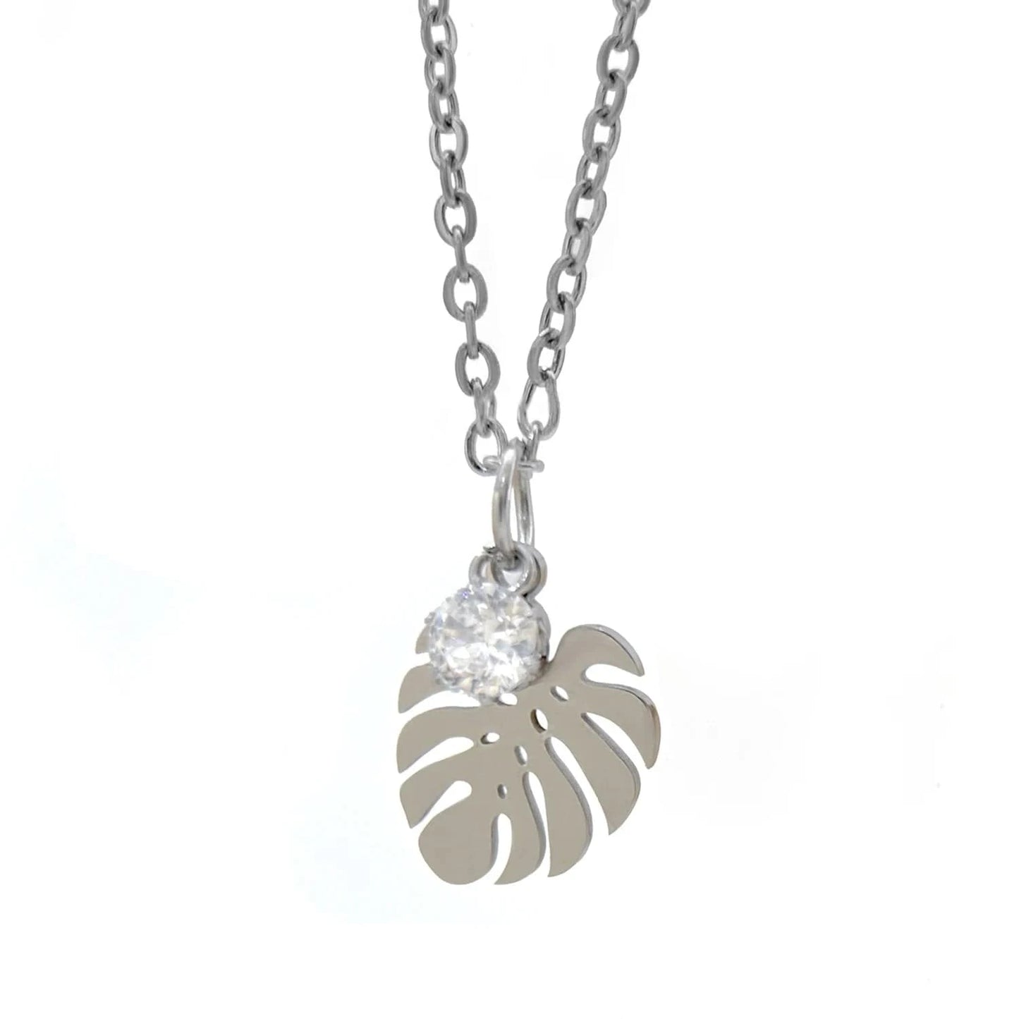 Pearlbud Necklace Silver Palmglow Necklace