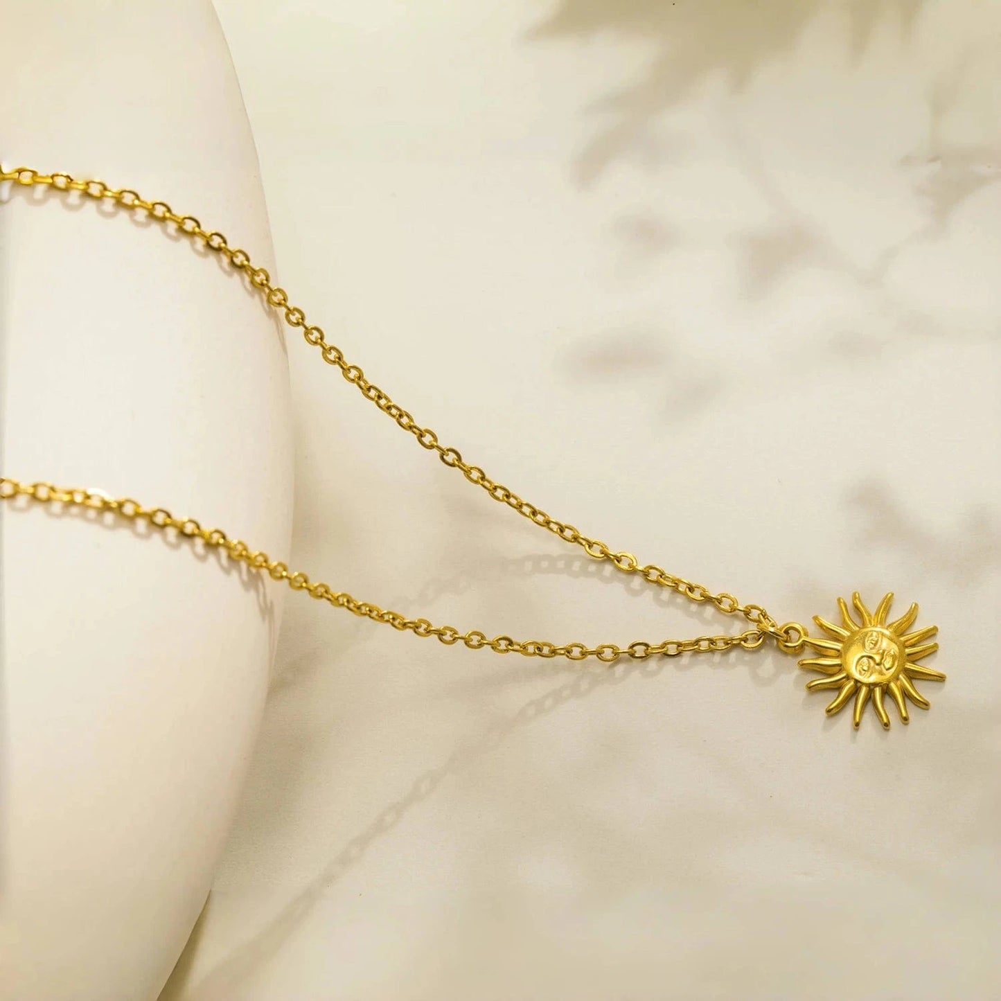 Pearlbud Necklace Solstice Sun Necklace