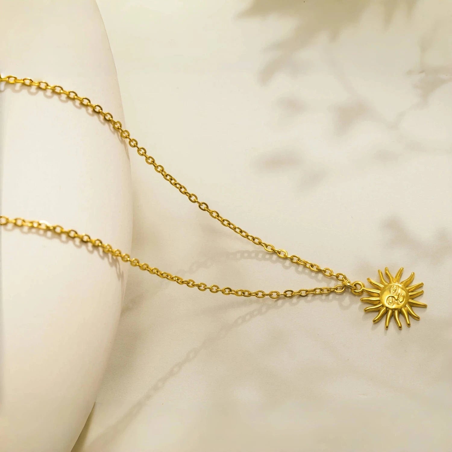 Pearlbud Necklace Solstice Sun Necklace