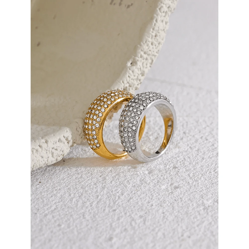 Pearlbud Rings Celestia Pavé Ring