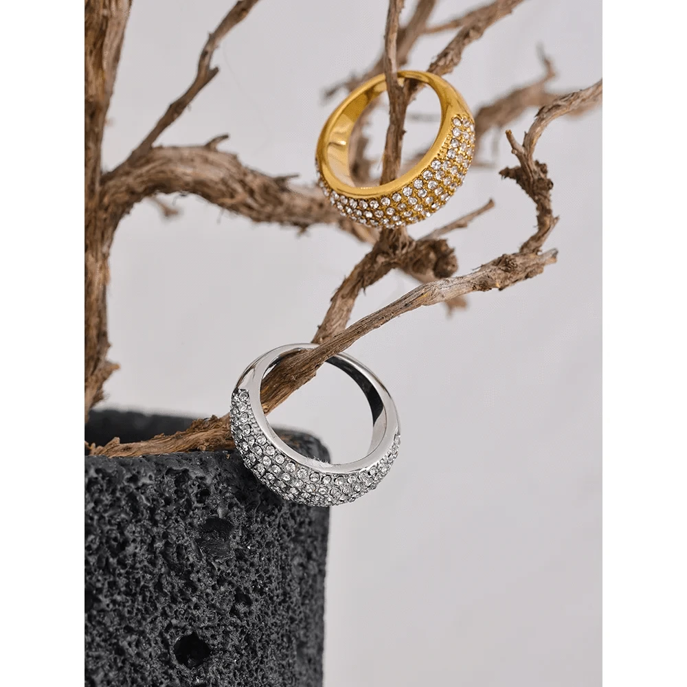 Pearlbud Rings Celestia Pavé Ring