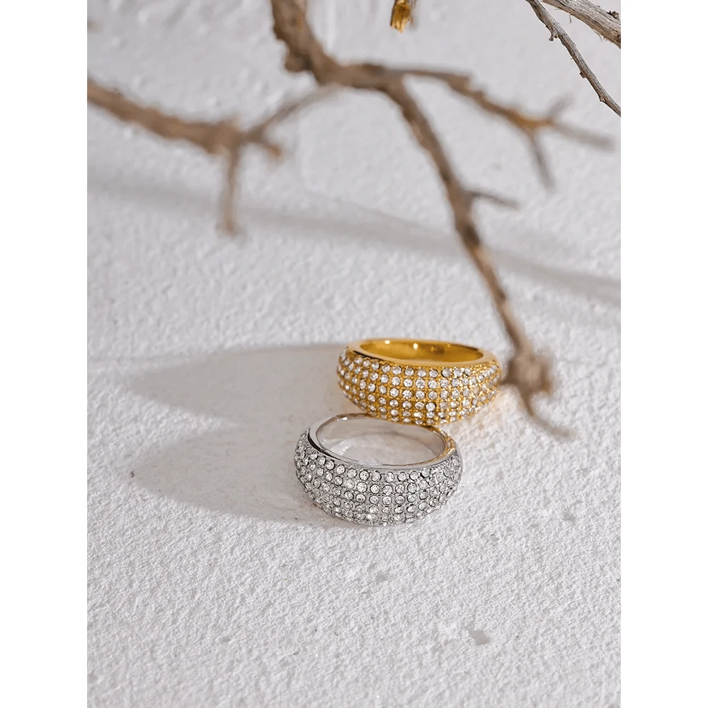 Pearlbud Rings Celestia Pavé Ring