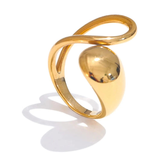 Pearlbud Rings Gold Aurora Ring