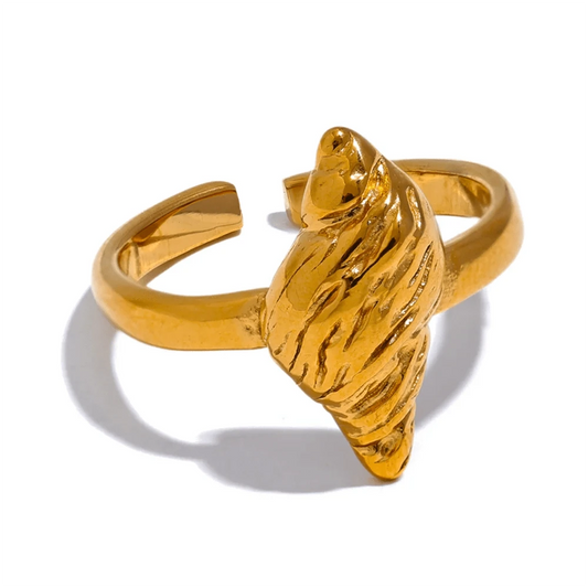 Pearlbud Rings Gold Conch Shell Ring