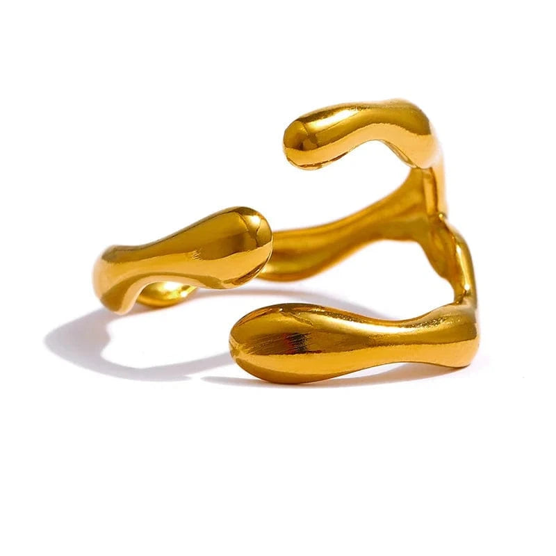 Pearlbud Rings Gold Melt Ring