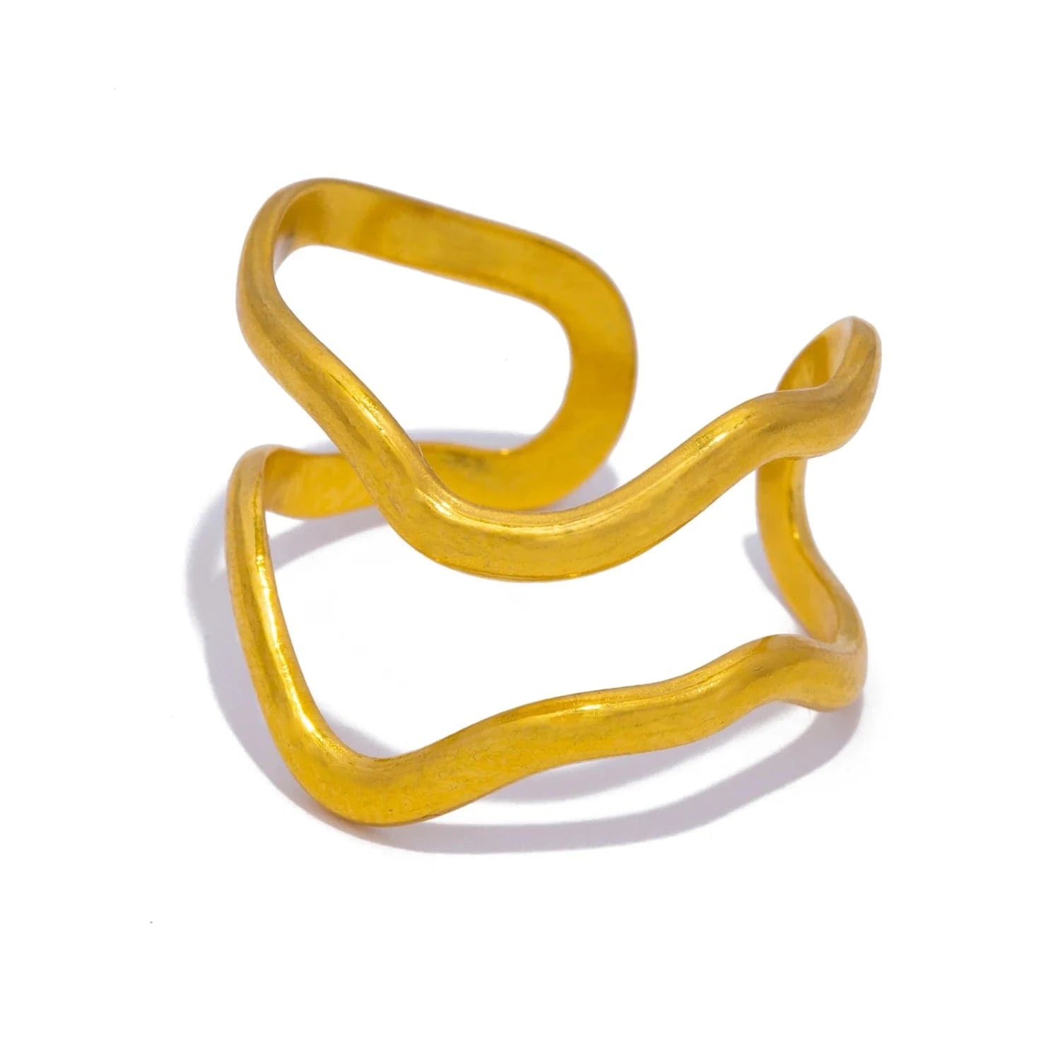 Pearlbud Rings Gold Soft Current Ring