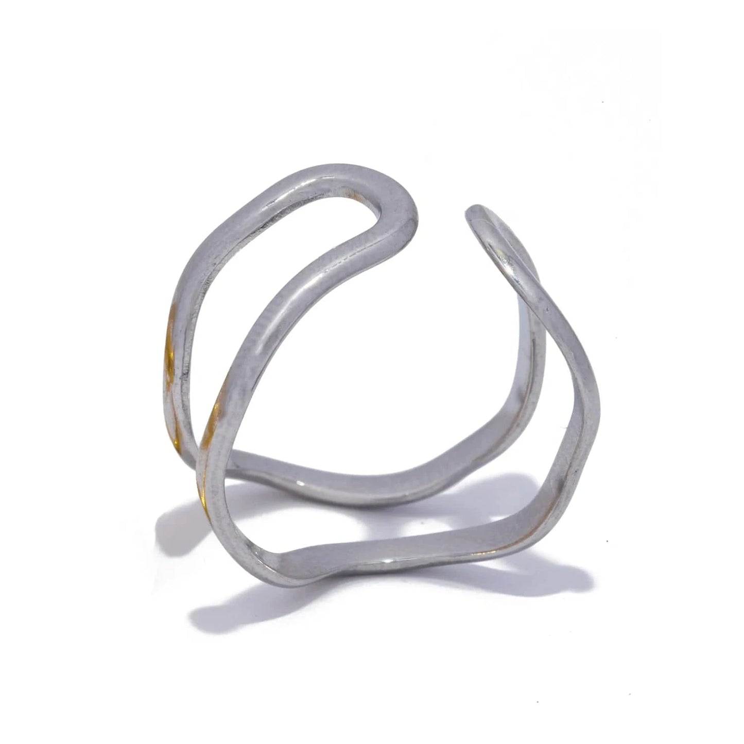 Pearlbud Rings Silver Soft Current Ring
