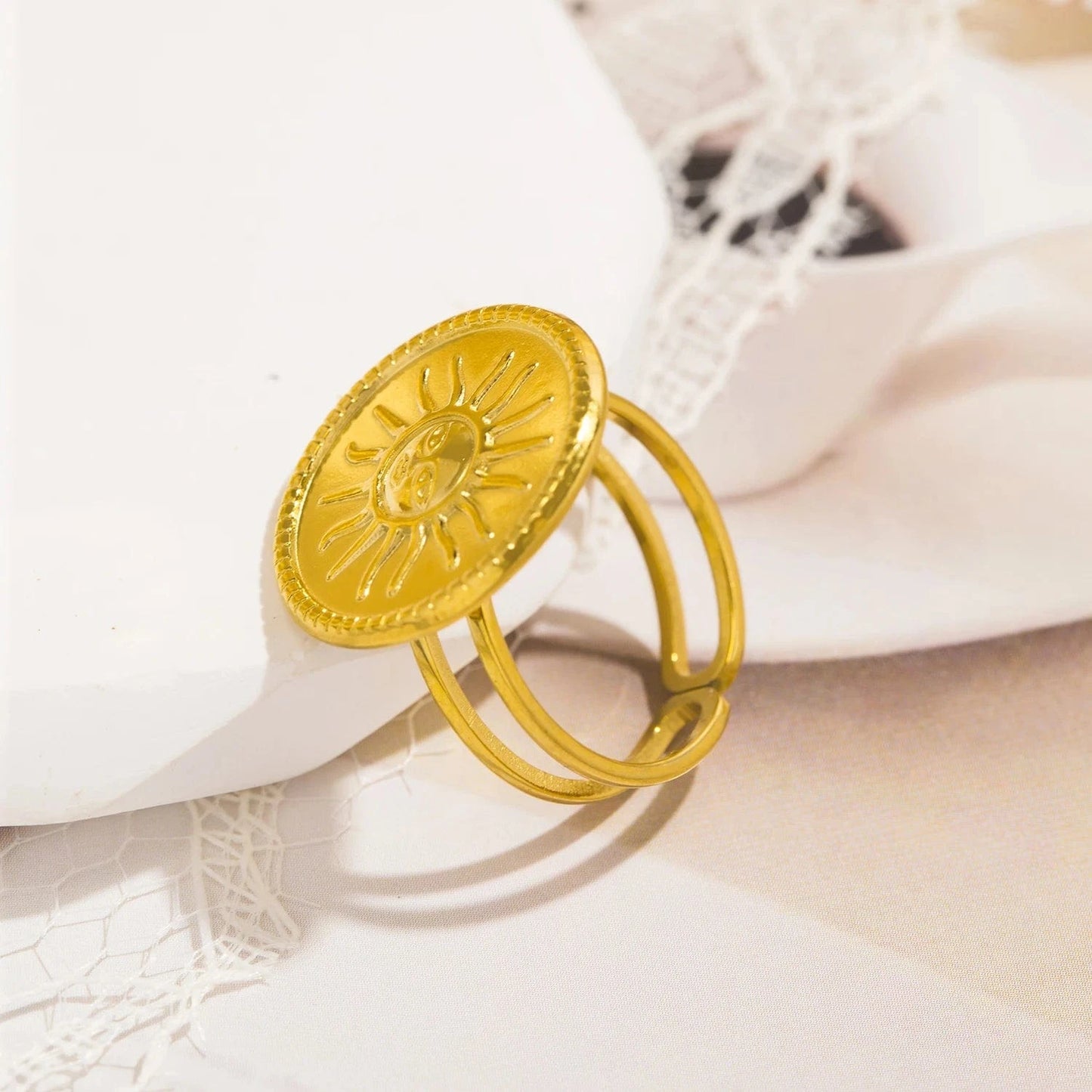 Pearlbud Rings Solar Glow Ring