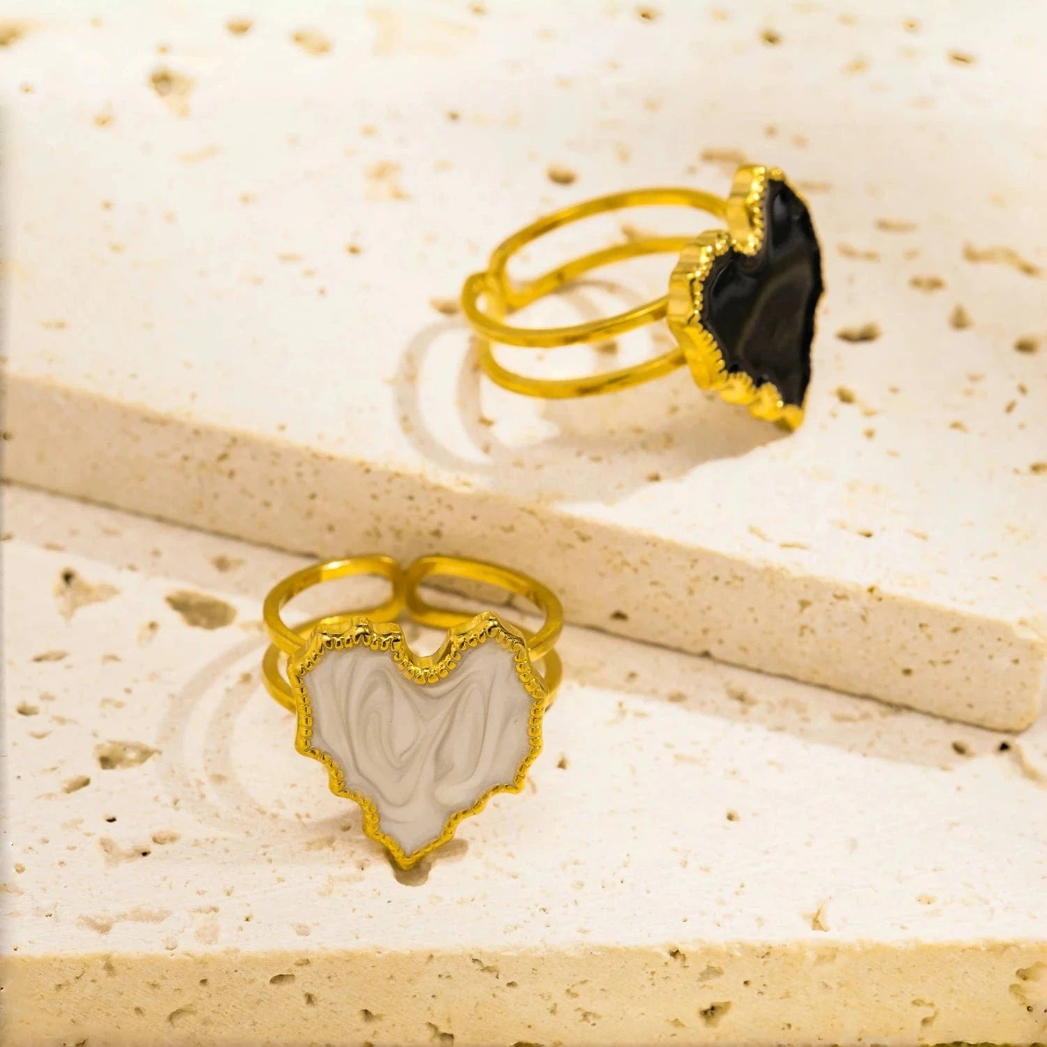 Pearlbud Rings Terra Heart Ring
