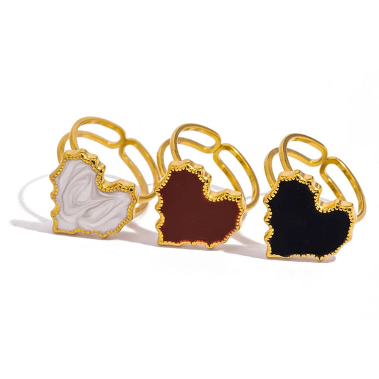 Pearlbud Rings Terra Heart Ring